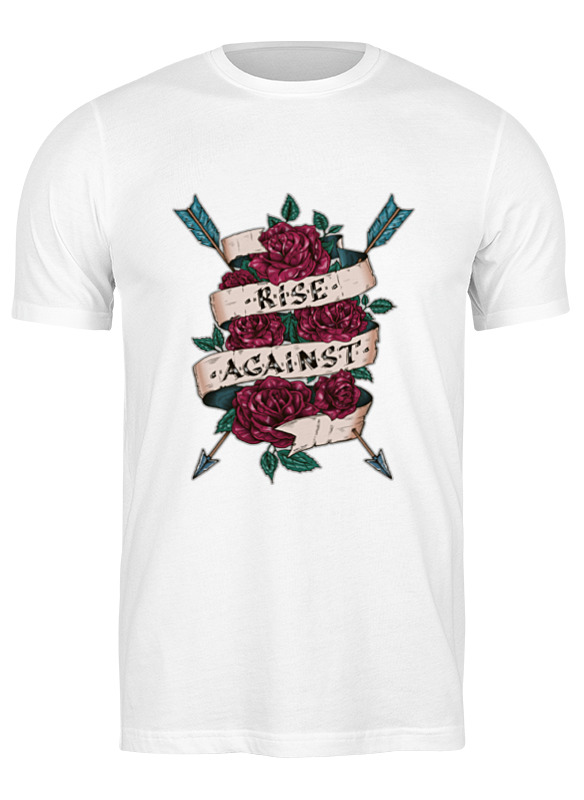 

Футболка мужская Printio Rise against белая 2XL, Белый, Rise against