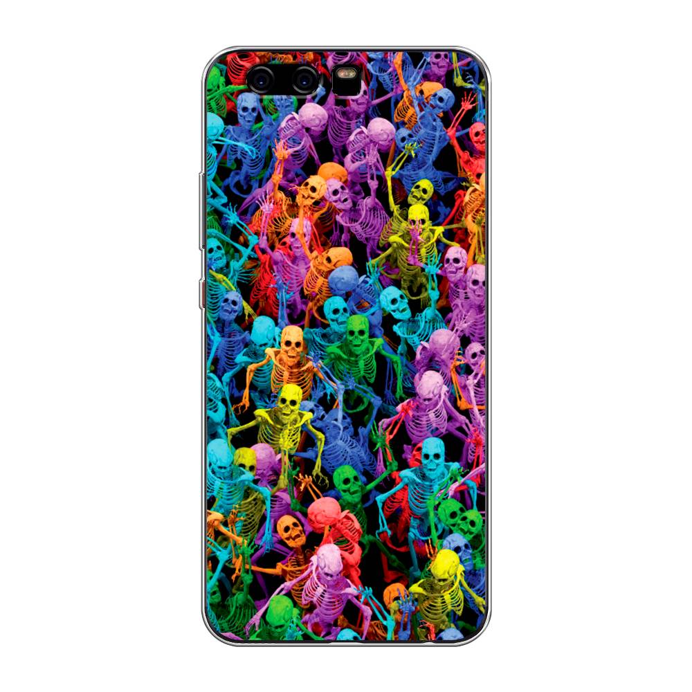 

Чехол для Huawei P10 "Вечеринка скелетов", Фиолетовый;желтый;оранжевый, 62250-6