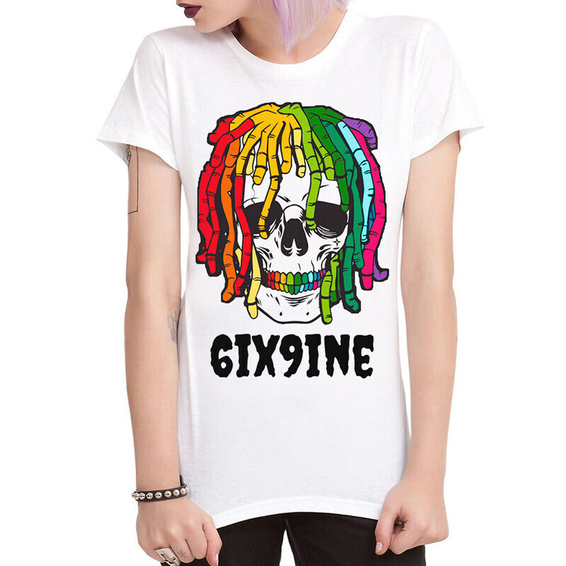 

Футболка женская Dream Shirts 6ix9ine 10005391 белая L, 6ix9ine 10005391