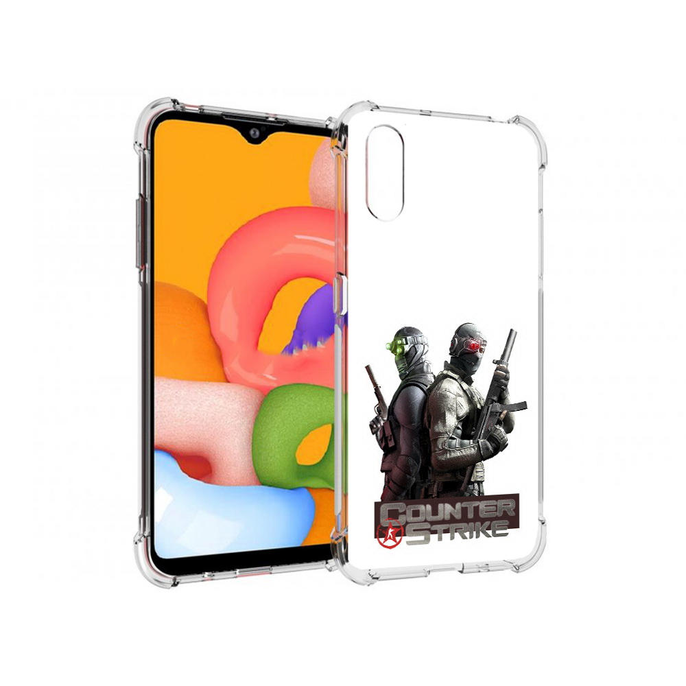 

Чехол MyPads Tocco для Samsung Galaxy A01 КС (PT144711.509.93), Прозрачный, Tocco