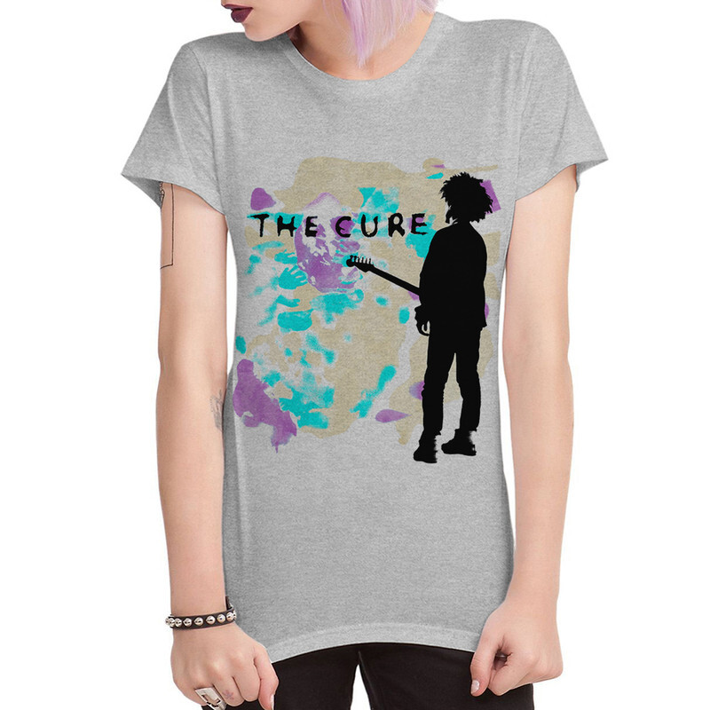 

Футболка женская Dream Shirts The Cure 999756111 серая M, The Cure 999756111