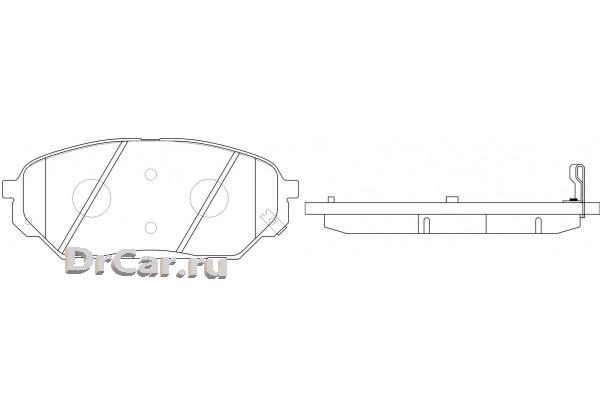 

Тормозные колодки SB Nagamochi дисковые BP11456, BP11456
