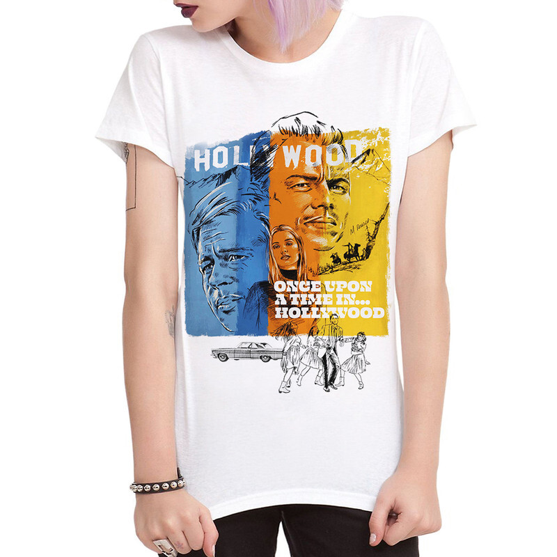 

Футболка женская Dream Shirts Однажды в Голливуде 999757111 белая 3XL, Однажды в Голливуде 999757111