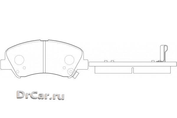 

Тормозные колодки SB Nagamochi дисковые BP11537, BP11537