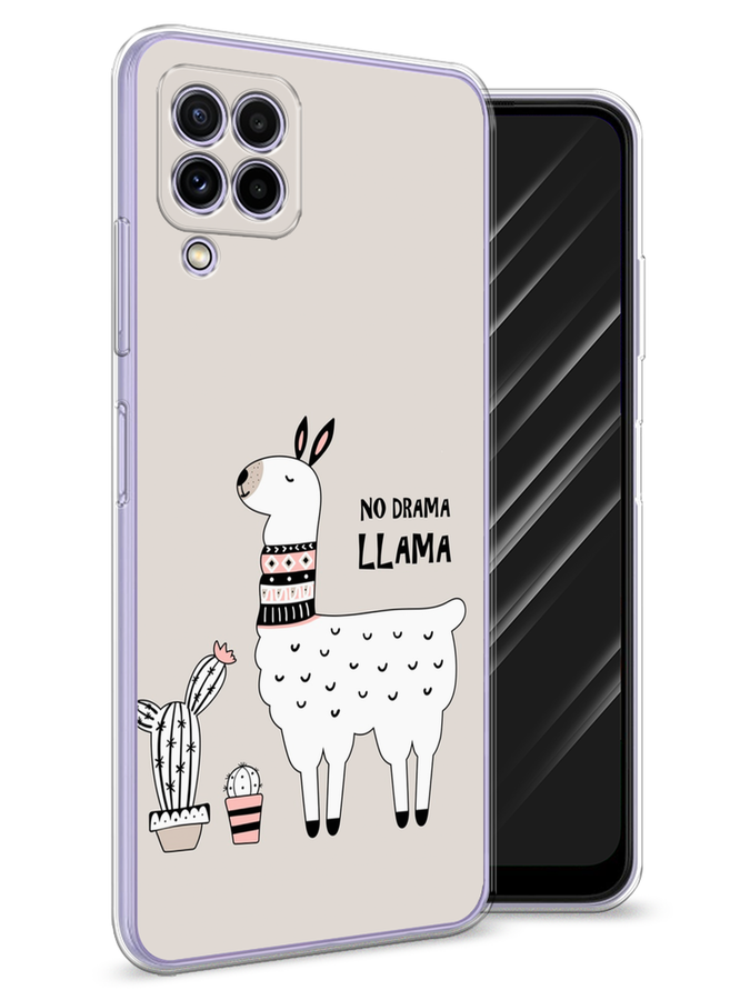 

Чехол Awog на Samsung Galaxy A22 / Самсунг A22 "No drama LLama", Разноцветный, 2103150-2