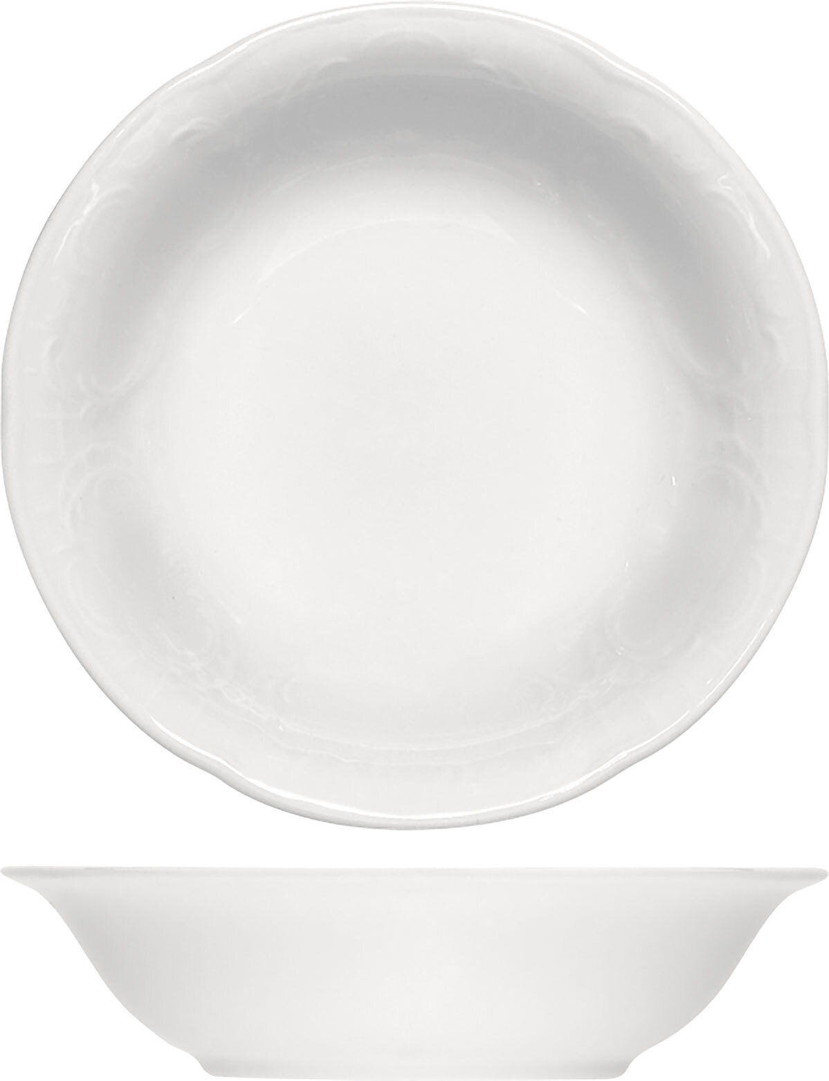 

Салатник Bauscher Моцарт 950мл, 210х210х105мм, фарфор, белый