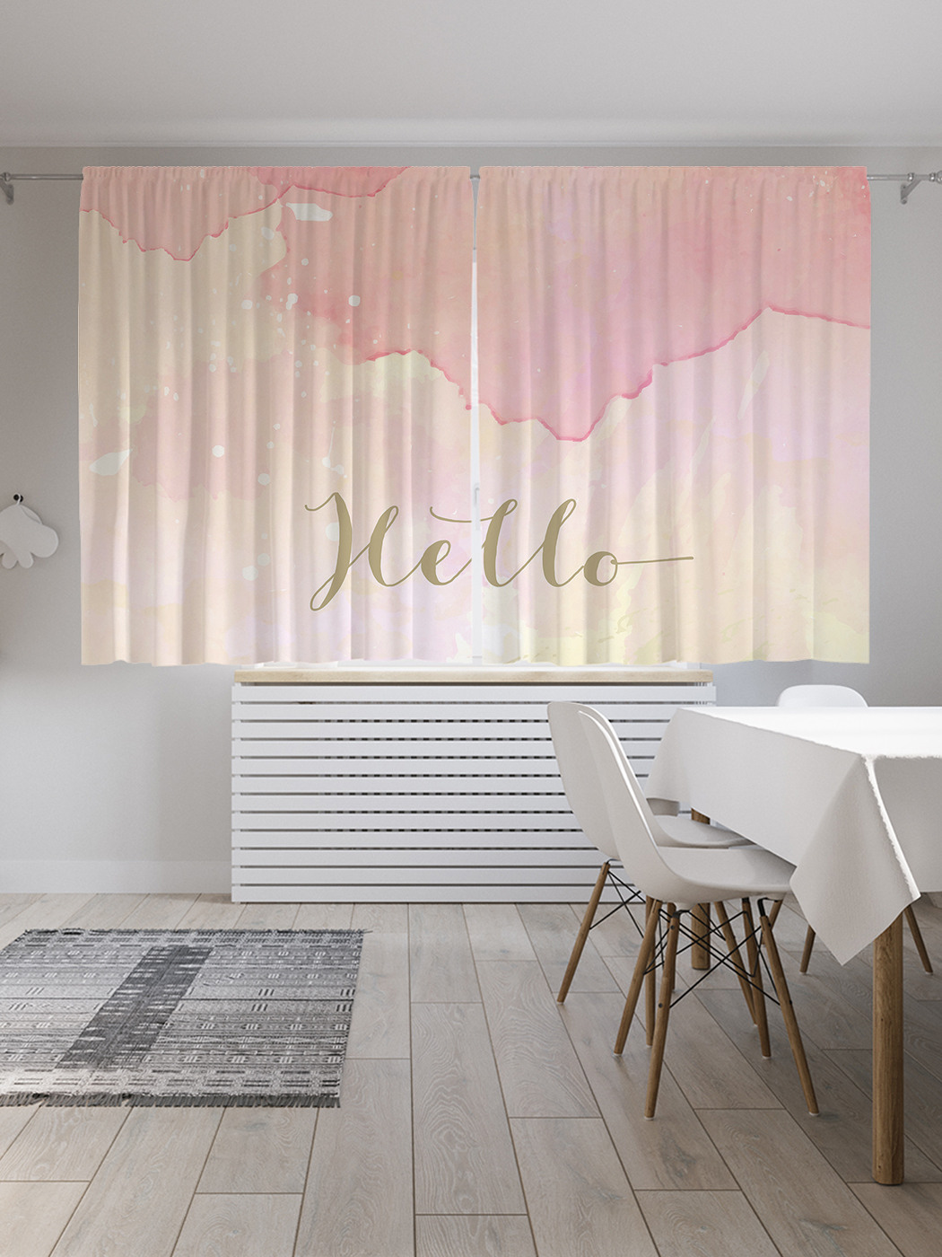 

Шторы JoyArty с фотопечатью "Тучи красотки" из сатена, 290х180 см, Тучи красотки