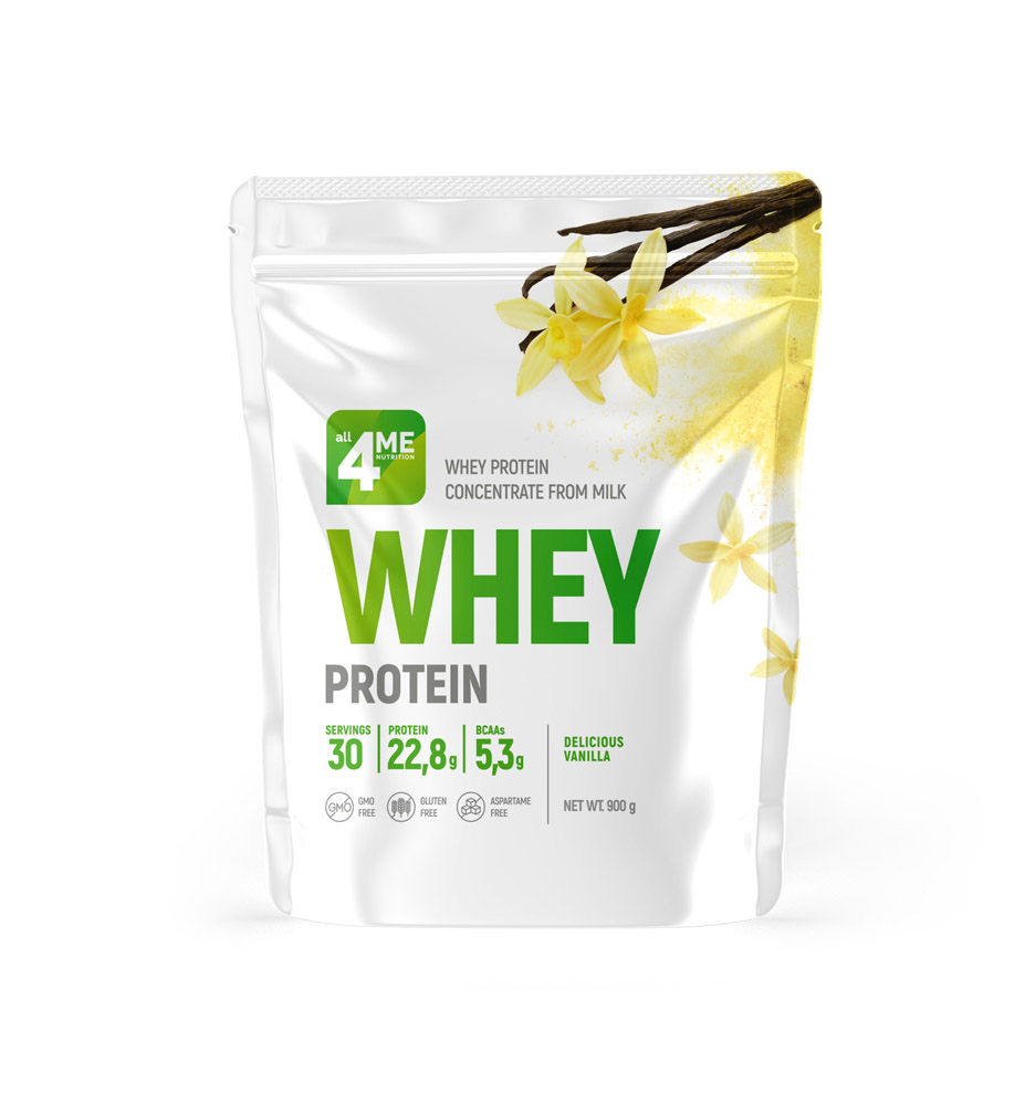 

Протеиновый коктейль All4me Nutrition ваниль 900 г