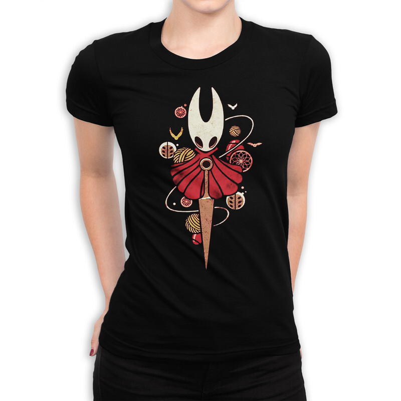 

Футболка женская Dream Shirts Hollow Knight Silksong 999763111 черная 2XL, Hollow Knight Silksong 999763111