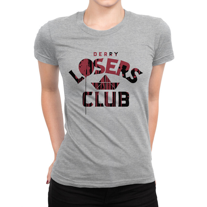 

Футболка женская Dream Shirts ОНО - Losers Club 10005591 серая 3XL, ОНО - Losers Club 10005591