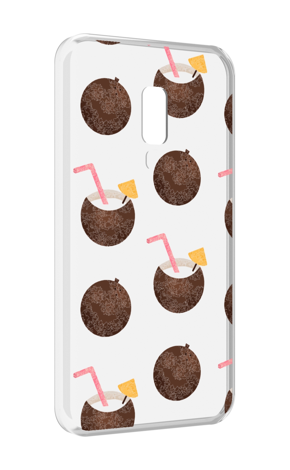 

Чехол MyPads кокосики для Meizu 15, Прозрачный, Tocco