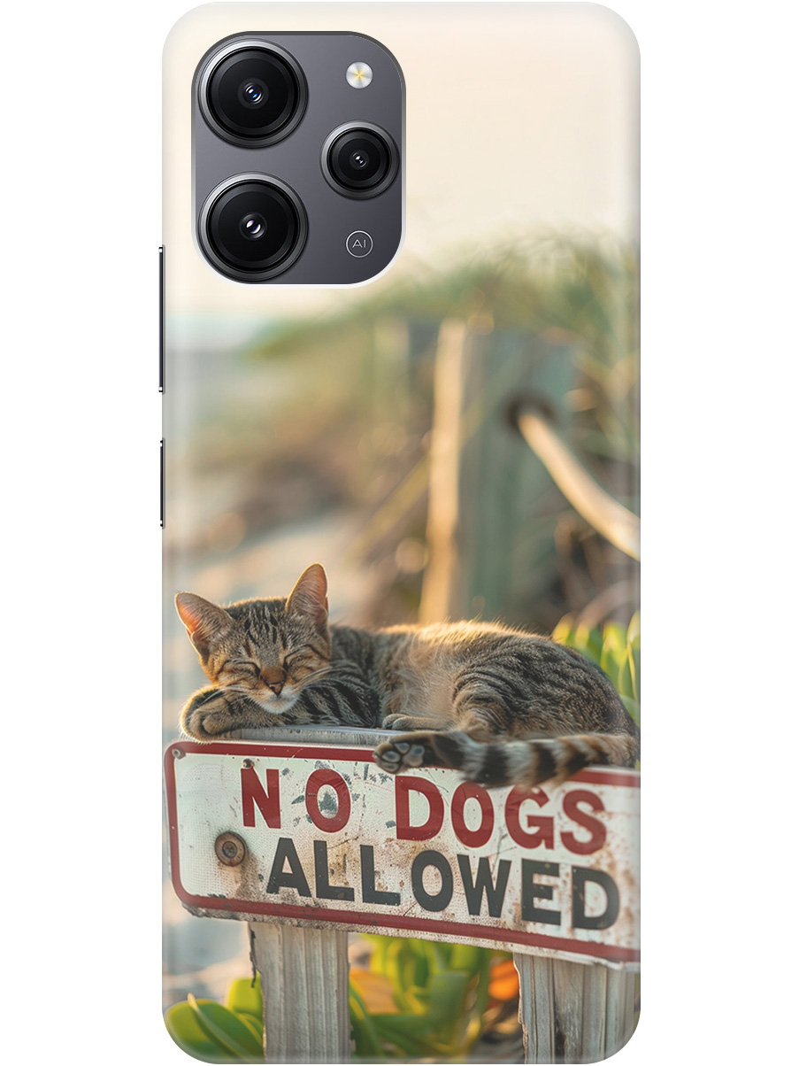 

Силиконовый чехол на Xiaomi Redmi 12 с принтом "Собакам вход запрещен!", Прозрачный;белый;зеленый, 772621711