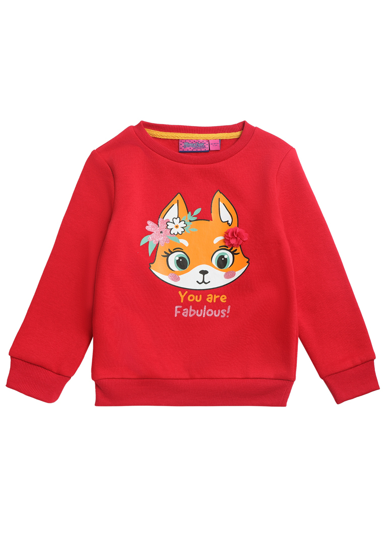 

Свитшот детский Max&Jessi AW23C45503514, бордовый, 110, AW23C45503514