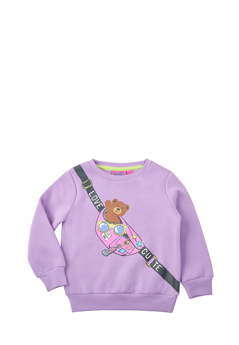 

Свитшот детский Max&Jessi AW23C52003715, фиолетовый, 104, AW23C52003715