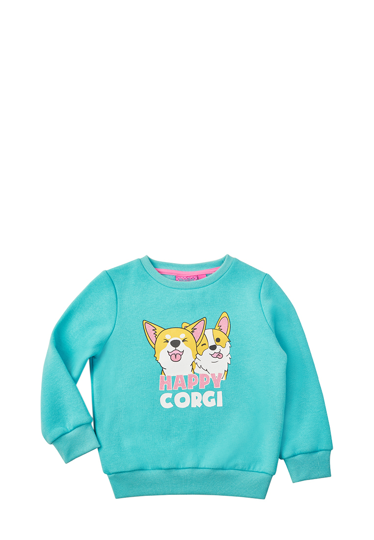 

Свитшот детский Max&Jessi AW23C49803716, бирюзовый, 98, AW23C49803716