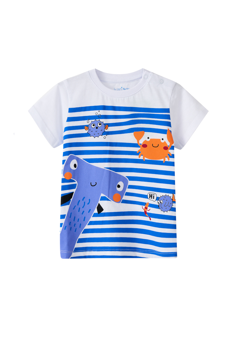 

Футболка детская Kari Baby SS23B16501009, белый, 68, SS23B16501009
