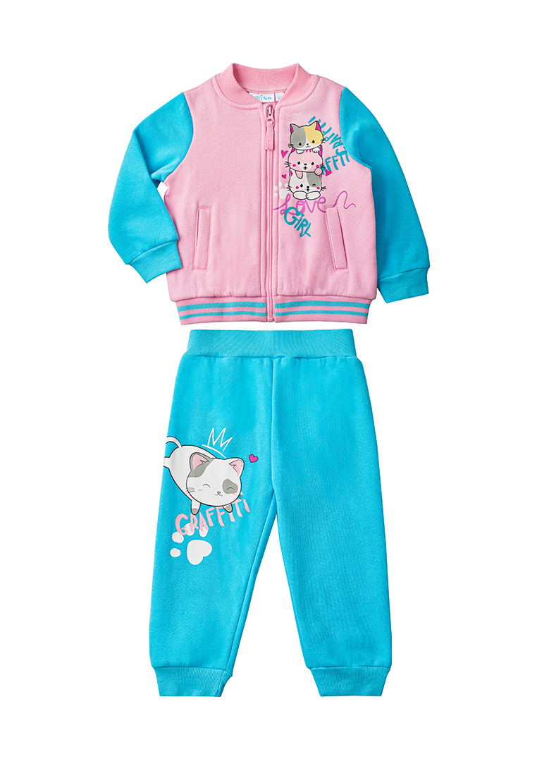 Комплект одежды Kari Baby AW23B04203503, бирюзовый, 68