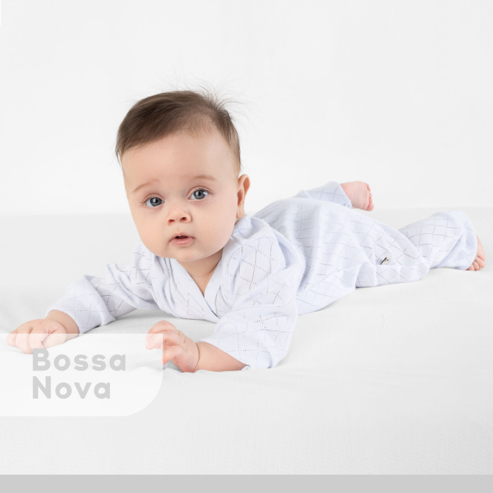 

Комбинезон детский Bossa Nova белый 74, 1546561