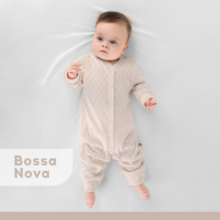 

Комбинезон детский Bossa Nova бежевый 68, 1546561
