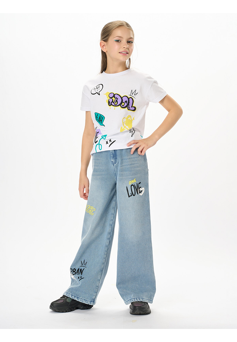 

Футболка детская Daniele Patrici AW23C64603523, белый, 122, AW23C64603523