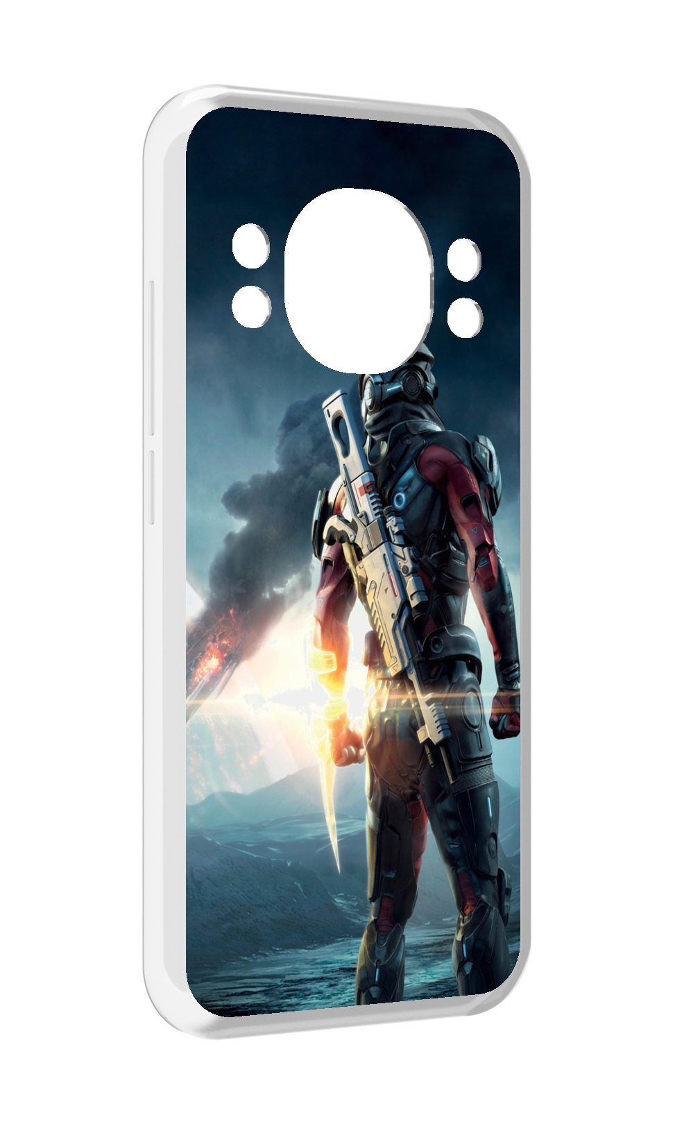 

Чехол MyPads Mass Effect Andromeda Ryder для Doogee S98 / S98 Pro, Прозрачный, Tocco
