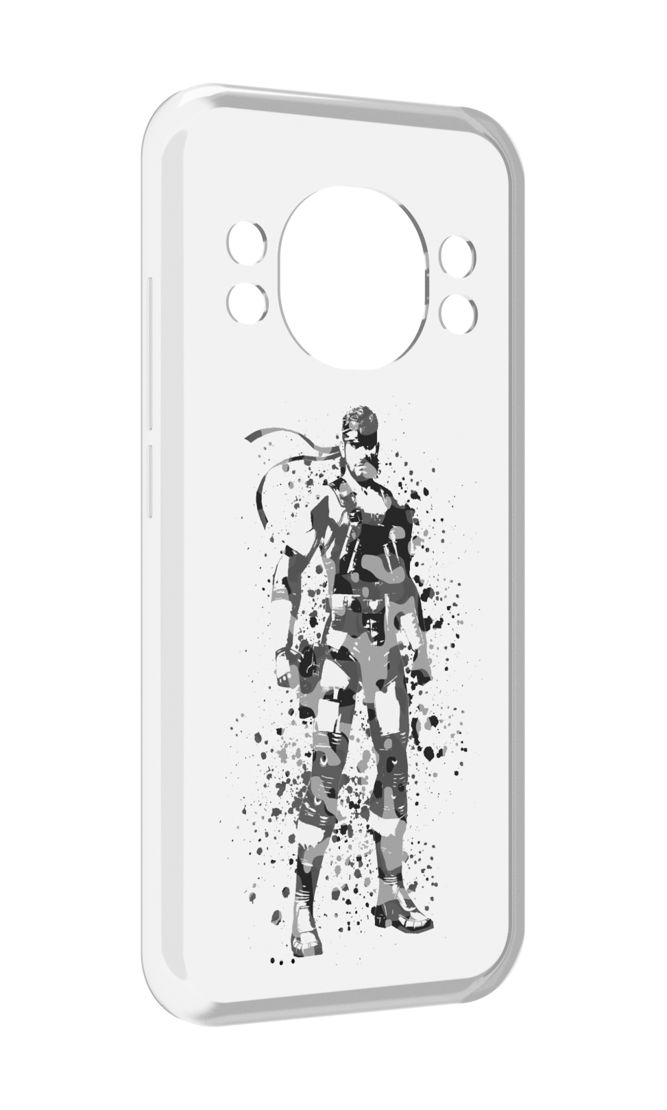 

Чехол MyPads Metal Gear Solid Snakes для Doogee S98 / S98 Pro, Прозрачный, Tocco