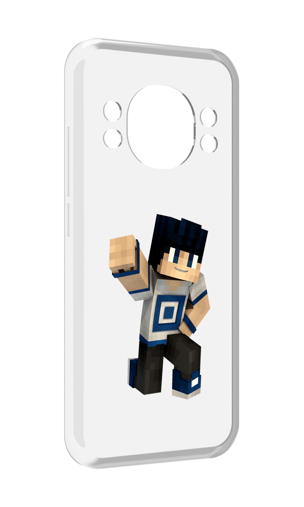 

Чехол MyPads Minecraft-1 для Doogee S98 / S98 Pro, Прозрачный, Tocco