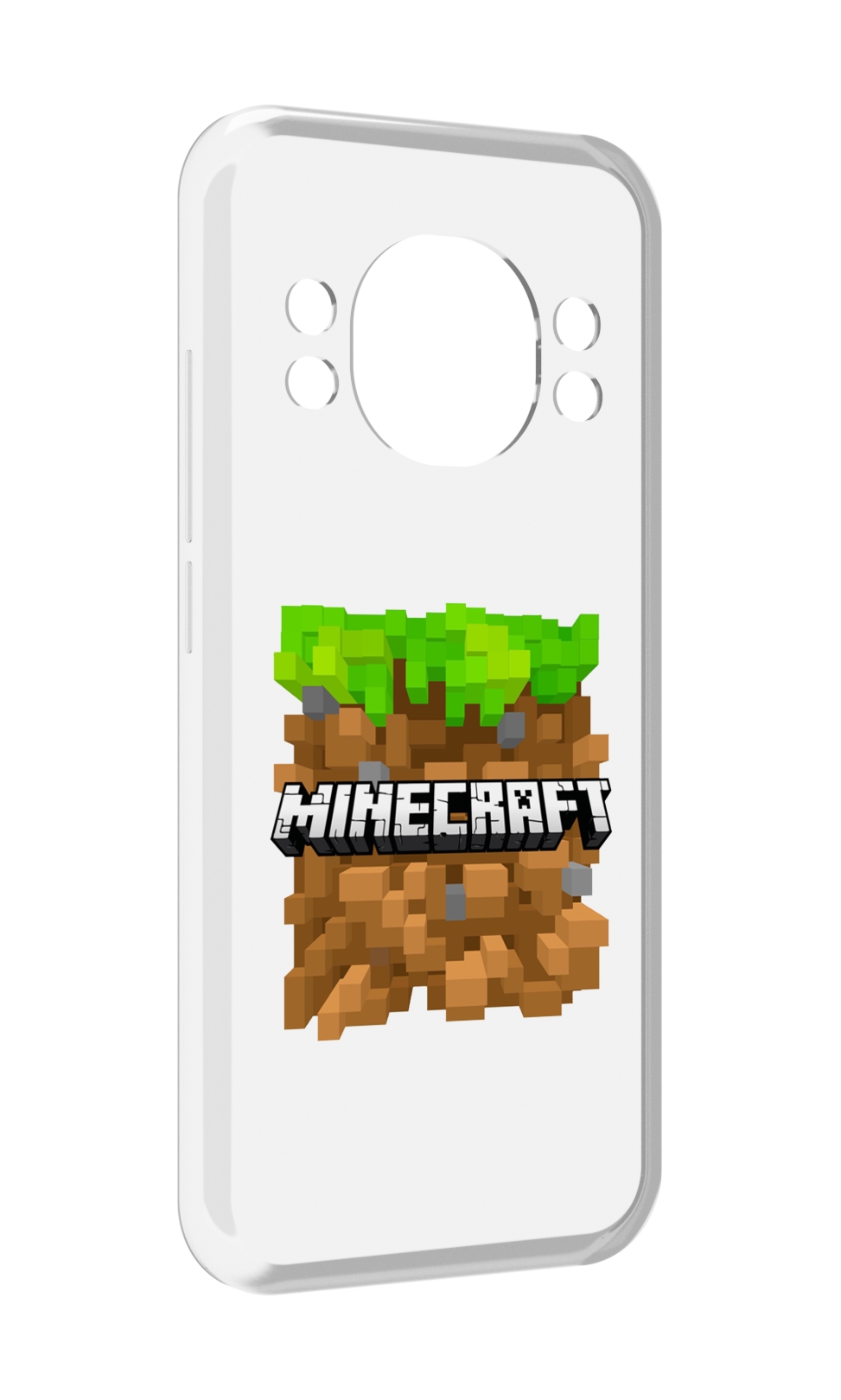 

Чехол MyPads Minecraft-2 для Doogee S98 / S98 Pro, Прозрачный, Tocco