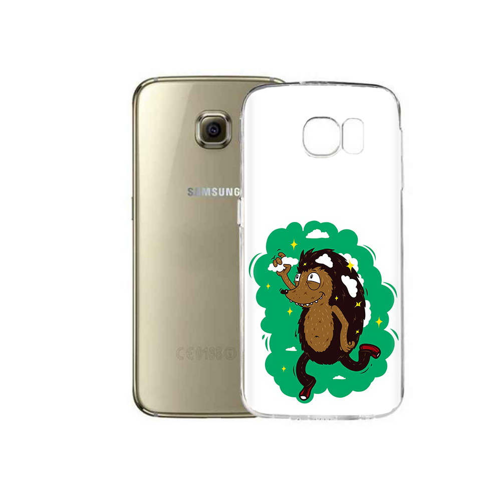 

Чехол MyPads Tocco для Samsung Galaxy C5 Pro Ежик в облаках (PT61139.577.77), Прозрачный, Tocco