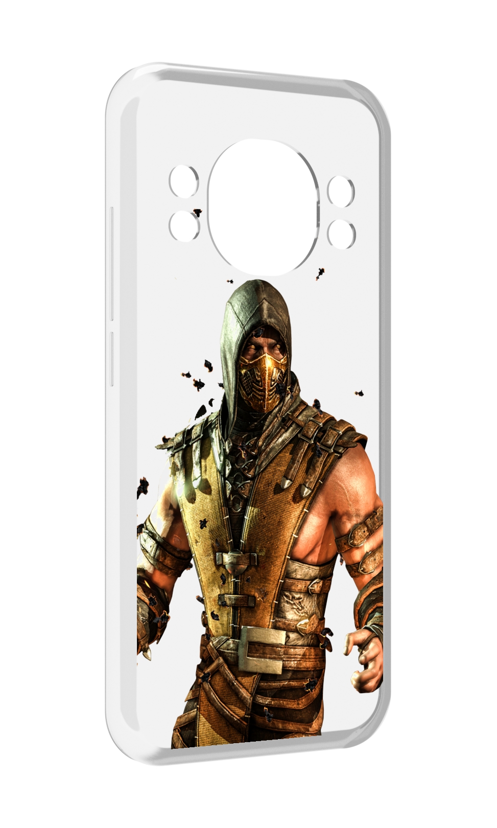 

Чехол MyPads Mortal Kombat scorpion для Doogee S98 / S98 Pro, Прозрачный, Tocco