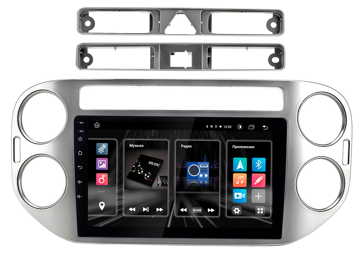 

Штатная магнитола VW Tiguan 10-15 бел./цв. MFD, silver Incar DTA4-8604 9", Volkswagen