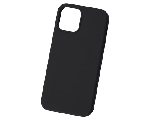 фото Панель-накладка hardiz liquid silicone case black для iphone 12 / 12 pro