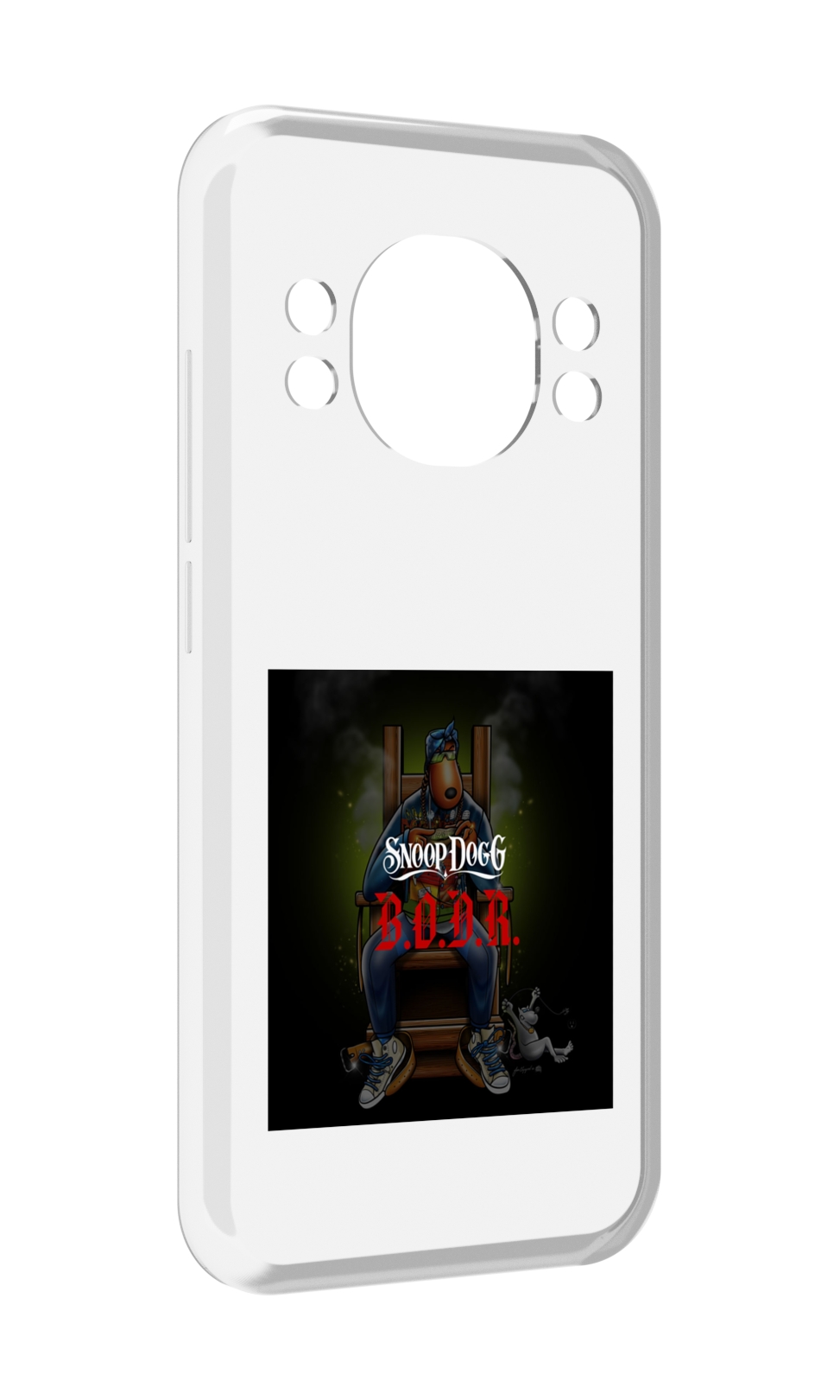 

Чехол MyPads Snoop Dogg B для Doogee S98 / S98 Pro, Прозрачный, Tocco