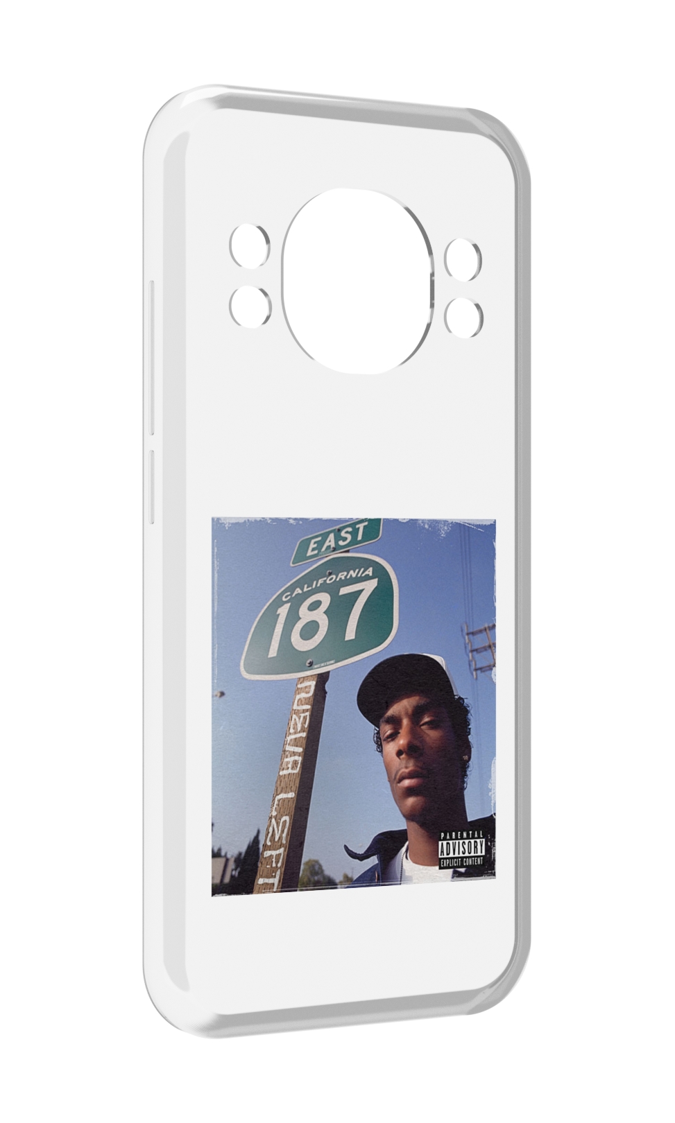 

Чехол MyPads Snoop Dogg NEVA LEFT для Doogee S98 / S98 Pro, Прозрачный, Tocco