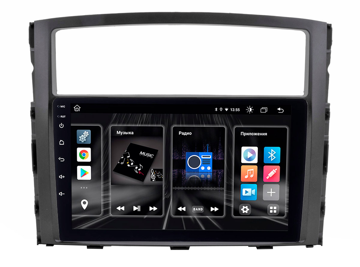 

Штатная магнитола Mitsubishi Pajero-4 Incar DTA4-6104 9", 1280x720, Bluetooth, Wi-Fi, DSP, Mitsubishi