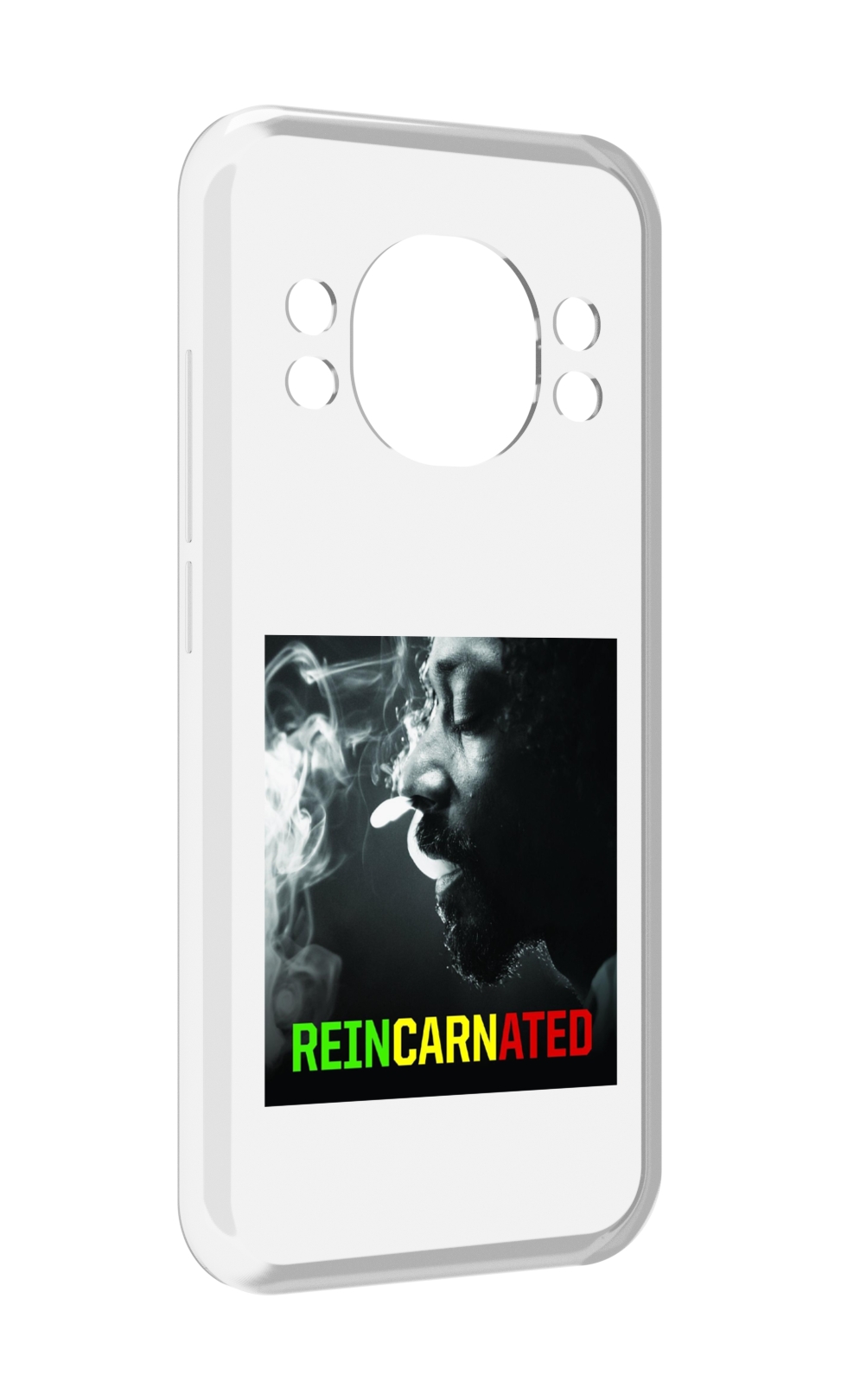 

Чехол MyPads Snoop Dogg REINCARNATED для Doogee S98 / S98 Pro, Прозрачный, Tocco