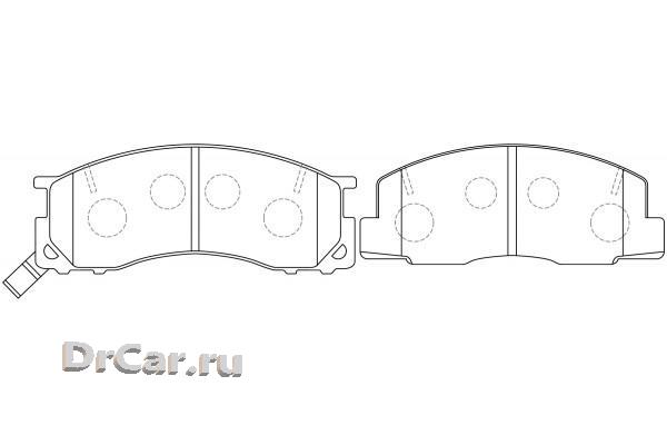 Тормозные колодки SB Nagamochi дисковые BP21273