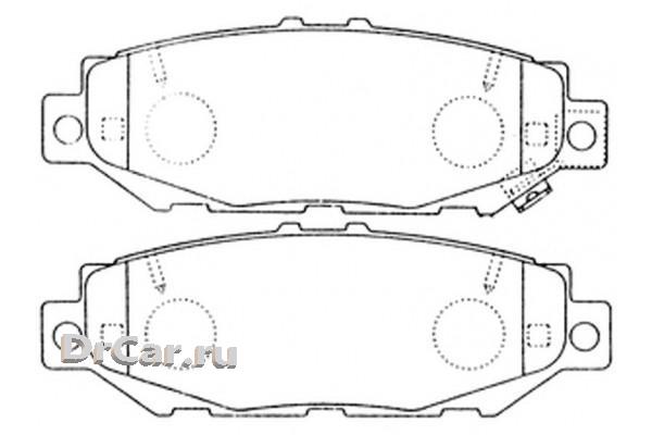 

Тормозные колодки SB Nagamochi дисковые BP21363, BP21363