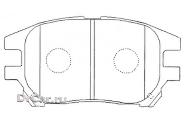 

Тормозные колодки SB Nagamochi дисковые BP21481, BP21481