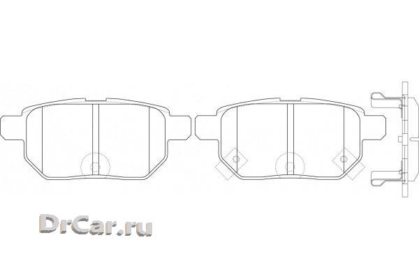 

Тормозные колодки SB Nagamochi дисковые BP21519, BP21519