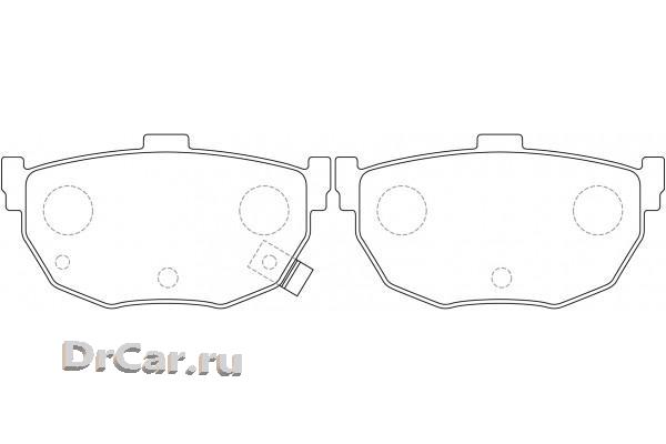 

Тормозные колодки SB Nagamochi дисковые BP22130, BP22130