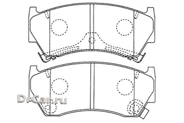 

Тормозные колодки SB Nagamochi дисковые BP22356, BP22356