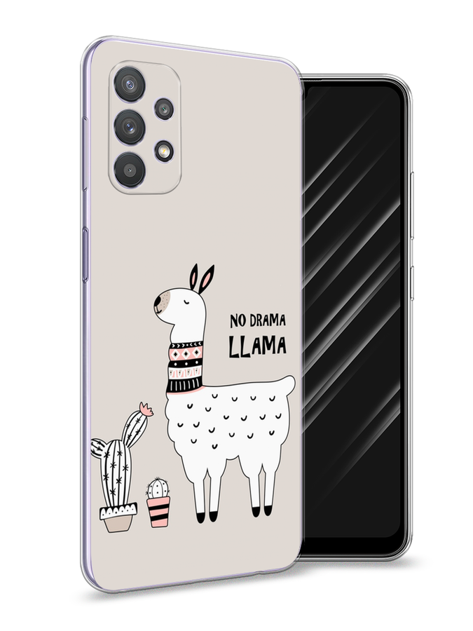 

Чехол Awog на Samsung Galaxy A32 / Самсунг A32 "No drama LLama", Разноцветный, 2102050-2