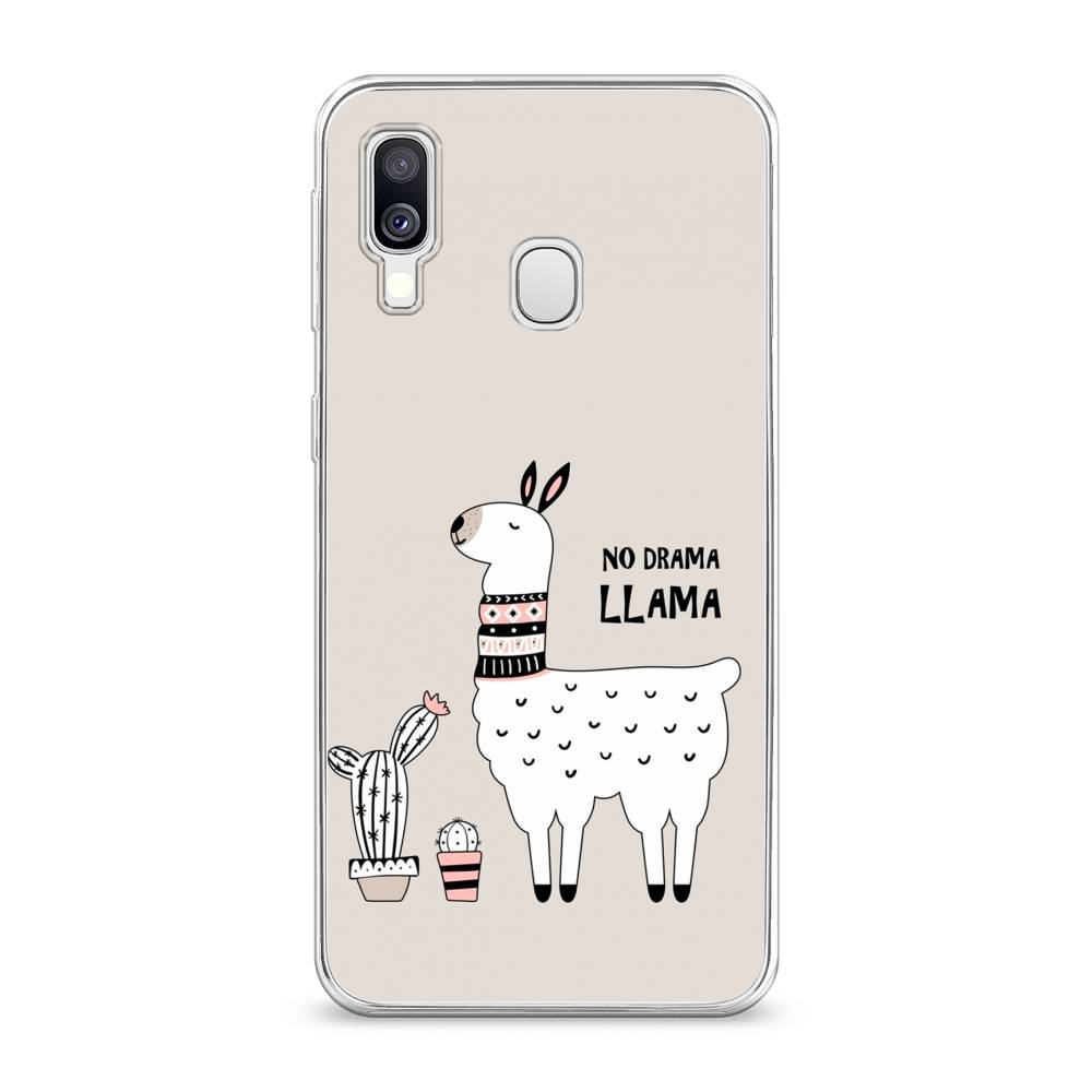 

Чехол Awog на Samsung Galaxy A40 "No drama LLama", Разноцветный, 28050-2