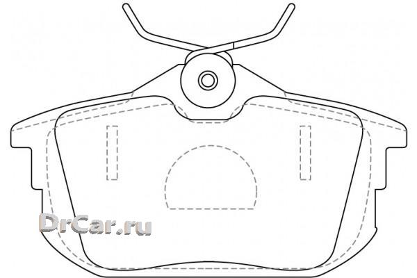 

Колодки BP23593 SB NAGAMOCHI Тормозные дисковые, BP23593