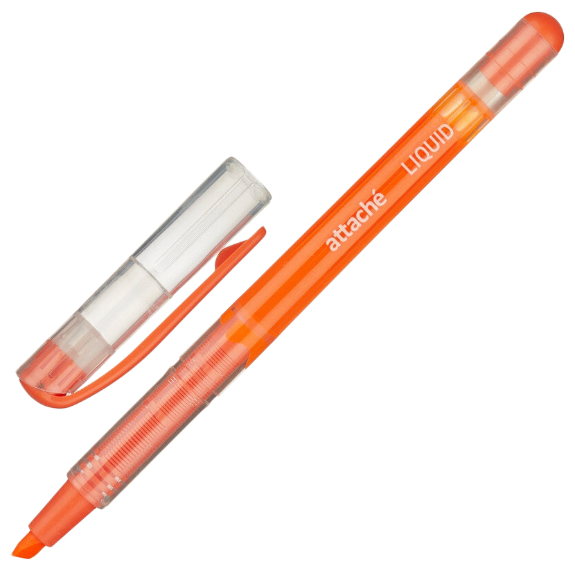 

Текстовыделитель Attache Liquid оранжевый толщина линии 1-4 мм, 892711
