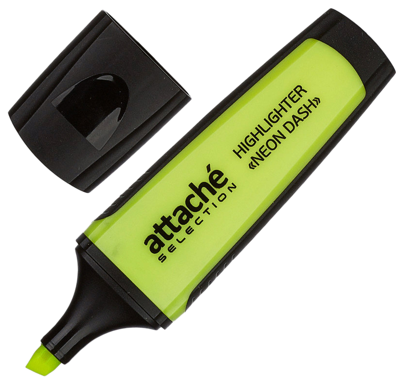 

Текстовыделитель Attache Selection Neon Dash желтый (толщина линии 1-5 мм), 426881