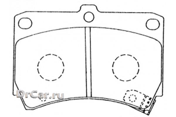 

Тормозные колодки SB Nagamochi дисковые BP25232, BP25232