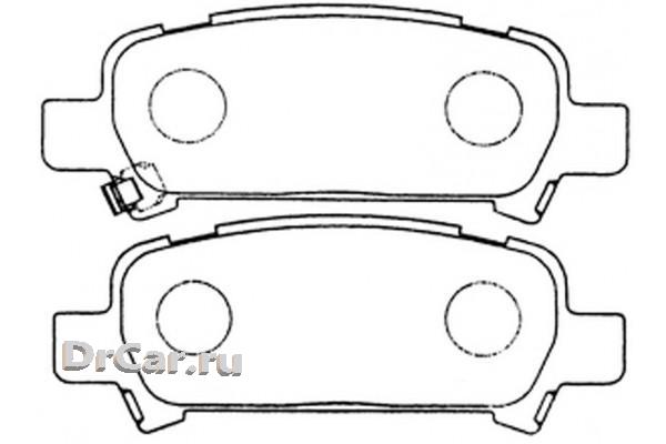 

Тормозные колодки SB Nagamochi дисковые BP27415, BP27415