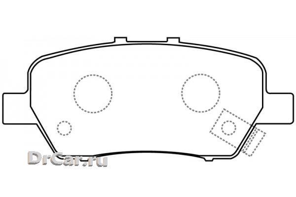 

Тормозные колодки SB Nagamochi дисковые BP28506, BP28506